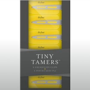 Drybar-6pc Tiny Tamers Hair Clips (Yellow 💛)